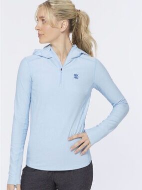 Duluth Trading AKHG Alaskan Hardgear Meltwater Pullover Hoodie Blue Women Size L